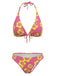 1960s Floral Tropical Bikini - vintage fashion, retro style
