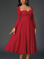 Robe mi-longue plissée à lacets et dos nu années 1960