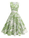 Robe sans manches avec ceinture des années 1950