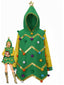 Sweatshirt à capuche sapin de Noël années 1950 avec pompons colorés