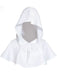 Cape à capuche vintage unie pour Halloween