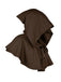 Cape à capuche vintage unie pour Halloween