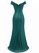 Robe longue fendue paillettes et épaules dénudées années 1930
