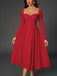 Robe mi-longue plissée à lacets et dos nu années 1960