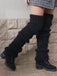 Chaussettes à poils longs tricotées en mohair