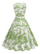 Robe sans manches avec ceinture des années 1950