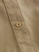 Robe beige manches bouffantes col revers et taille élastiquée années 60