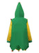 Sweatshirt à capuche sapin de Noël années 1950 avec pompons colorés