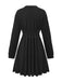 Robe pull manches lanternes en maille unie des années 1940