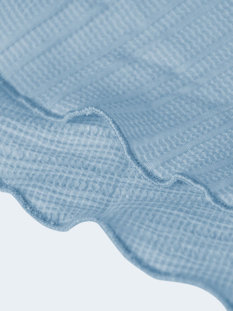 Jupe à volants irréguliers et taille élastique des années 1940