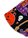 2PCS Pyjama en flanelle noire à motif fantôme d'Halloween des années 1970