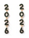 Boucles d'oreilles pendantes strass 2026 colorées pour le Nouvel An