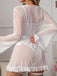 Ensemble de pyjama patchwork en dentelle transparente rouge années 1960