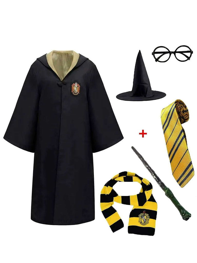 Ensemble de costumes d'école de sorciers Halloween années 1970