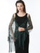 Cape en maille à paillettes et pompons des années 1920