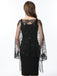 Cape en maille à paillettes et pompons des années 1920