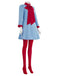 Ensemble de costumes de cosplay Gaga Die With a Smile des années 1950