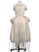 Robe style Enid Mercredi abricot des années 1940