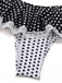 Noir à Pois Dentelle Halter Ensemble Bikini Années 1960 6