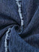 Bleu Denim Jambes Larges Overalls Frayed Combinaison Années 1970 7