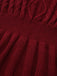 Robe pull manches lanternes en maille unie des années 1940