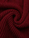 Robe pull manches lanternes en maille unie des années 1940