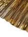 Close-up of gold and silver metallic fabric texture