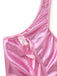 Ensemble De Lingerie Body Bretelles Nues Cuir Verni À Lacets Année 1980