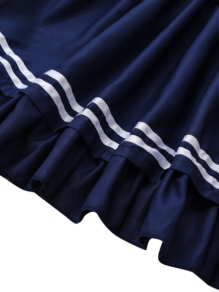 Ensemble chemise et robe deux pièces style Officier Lapine des années 1960