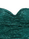 Robe longue fendue paillettes et épaules dénudées années 1930