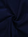 Robe bleue foncé à boutons et poignets bruts années 1960