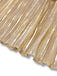 Robe à bretelles spaghetti métallisée dorée des années 1930