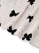 Ensemble de pyjama en velours blanc imprimé nœud des années 40