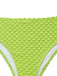 Maillot de bain dos nu à lacets et chaîne coquillages des années 1940