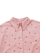 Robe Ceinturée Rose Carreaux Cœur Manches Lanterne Années 1940