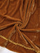 2PCS Cape de Noël marron et robe en velours des années 1940