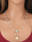 Collier superposé en coquillages perles et étoiles de mer