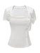 Chemise boutonnée blanche des années 1950