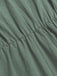Combishort en coton verte uni manches volantées des années 1950