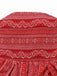 Combinaison bustier fendue style bohème des années 1970