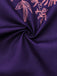 Combinaison bohème florale col en V violet foncé des années 1970
