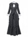 Costume rayé noire L'Étrange Noël de Monsieur Jack années 1940
