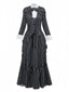 Costume rayé noire L'Étrange Noël de Monsieur Jack années 1940