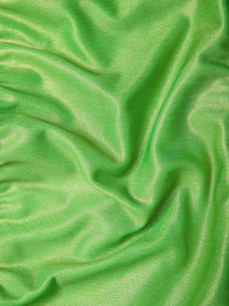 Mini-robe verte à ourlet pétales style fée Clochette des années 1970
