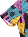 Combinaison multicolore Sally col en v années 1940