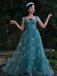 Robe en maille florale à lacets et baleines des années 1930