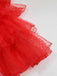 Ensemble robe rouge à pois pour Ghost Bride d'Halloween des années 1950