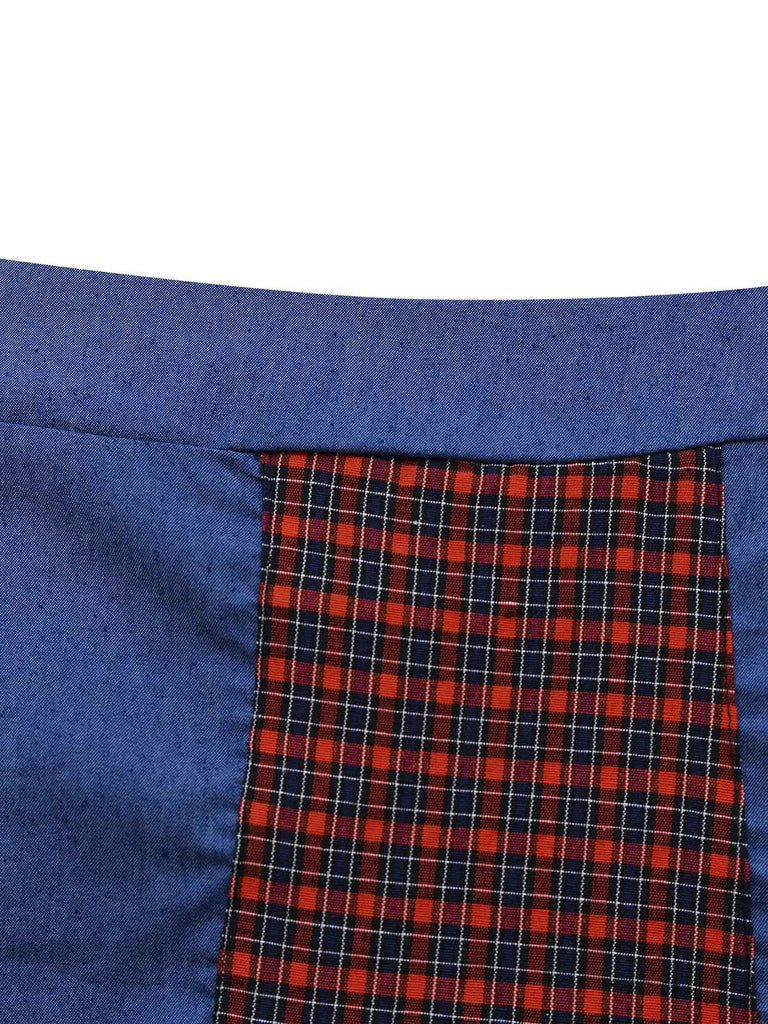 2PCS Ensemble d'épouvantails d'Halloween marron des années 1960