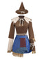 2PCS Ensemble d'épouvantails d'Halloween marron des années 1960