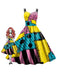 Robe multicolore Sally de L'Étrange Noël de Monsieur Jack des années 1950